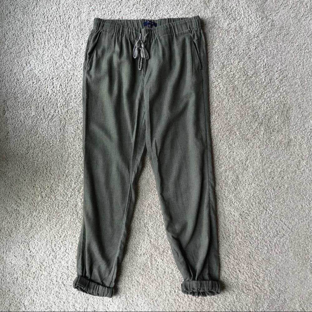 Madewell Linen Drawstring Pant XS